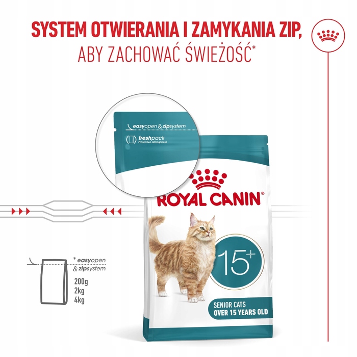 Сухий корм для літніх котів ROYAL CANIN Ageing 15+, 4 кг