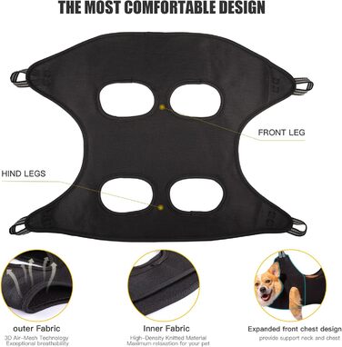 Гамак для грумінгу домашніх тварин: гамак для котів та собак, тримач для грумінгу, багатофункціональний, для догляду за шерстю та стрижки нігтів