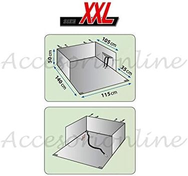 Килимок для собак у багажник Accessorionline, 4 розміри, водовідштовхувальний, неслизький, XXL