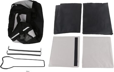 Сумка-переноска для велосипеда Jerys, універсальний велосипедний кошик для собак, знімний, 15x11x9,8 дюймів, оксфордська тканина, для маленьких та середніх собак