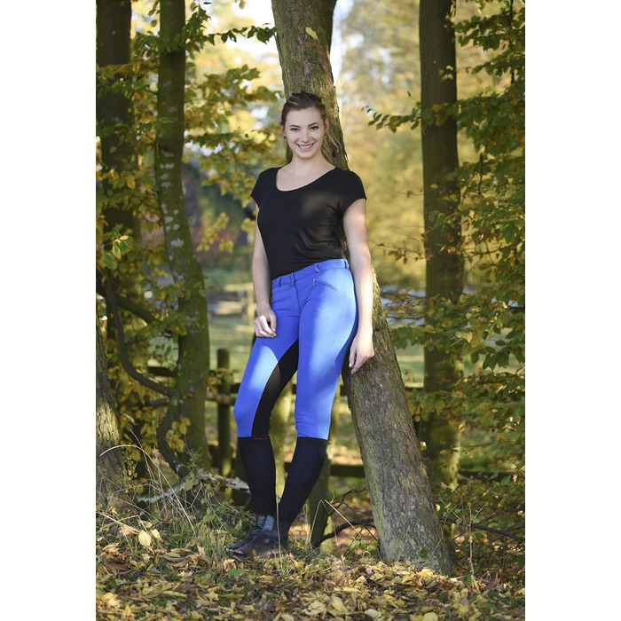 Жіночі штани для верхової їзди Kerbl Economic, блакитні (XS)