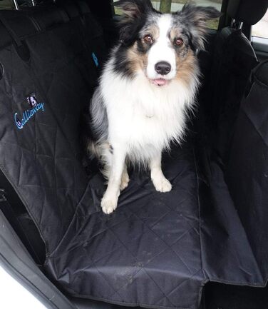 Плед для собак Callieway Autoschondecke Woo, чорний, м'який, для автомобіля