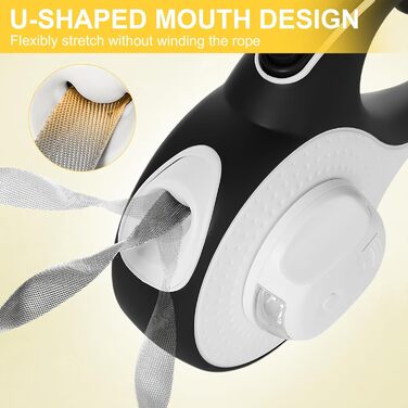 Висувна поводок Colexy для собак та котів з LED-підсвічуванням, 3м, до 15кг