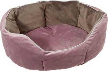 Крісло-лежанка для собак та котів Ferplast QUEEN 45, рожеве, з подушкою, 44 x 40 x 16 см