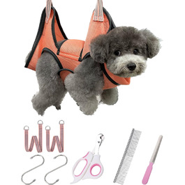 Навісна матрац-нашийник для грумінгу тварин Kkiimatt, XS, для собак, сумка для утримання, грумінг, підстригання нігтів та стрижка, матрац для догляду за шерстю