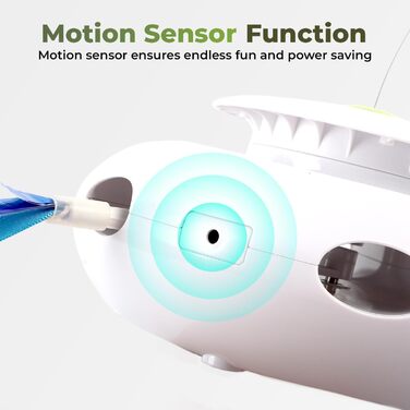 Інтерактивна іграшка для котів ALL FOR PAWS 3 в 1: метелик, м'ячики, пір'я. Автоматична іграшка для дому.