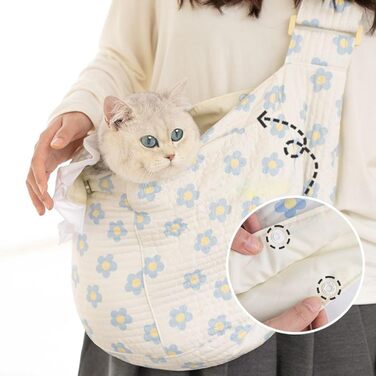 Транспортна переноска для котів та маленьких собак, блакитна, 15 x 15 x 5 см