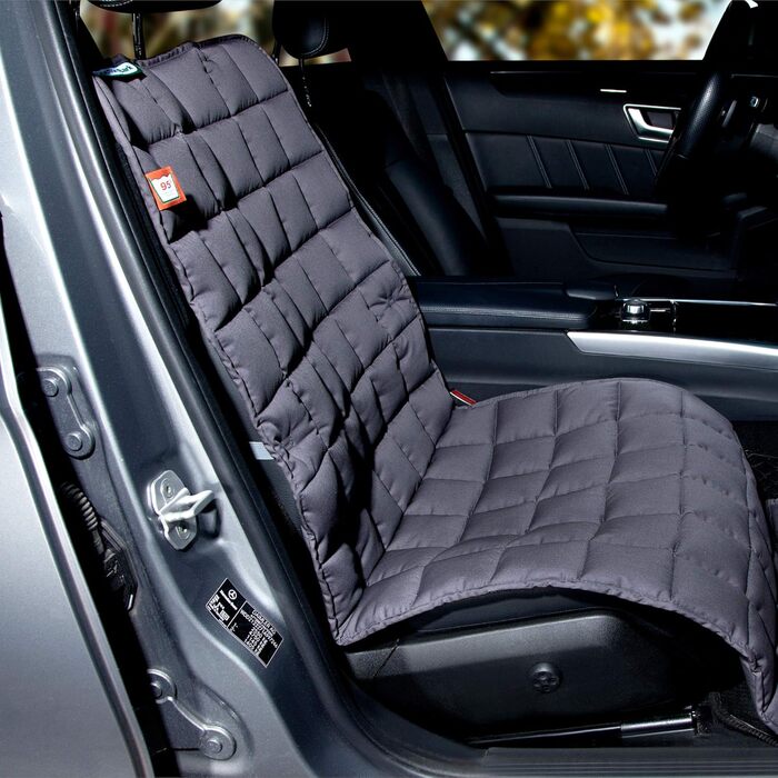 Автокилим на сидіння пасажира Doctor Bark - захисна накидка для авто (сірий)