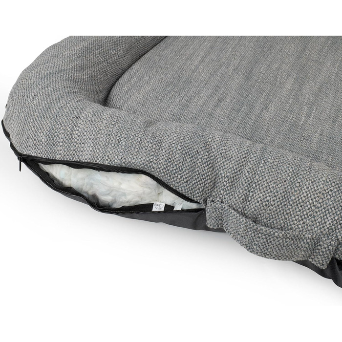 Водонепроникне лежанка для собак, килимок з кодури | Внутрішнє та зовнішнє використання, для маленьких собак | Сірий колір, розмір S: 70 x 50 см