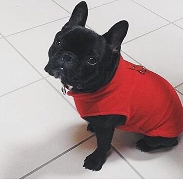 Тепла жилетка Gooby для маленьких собак, фліс, червоний, розмір Large