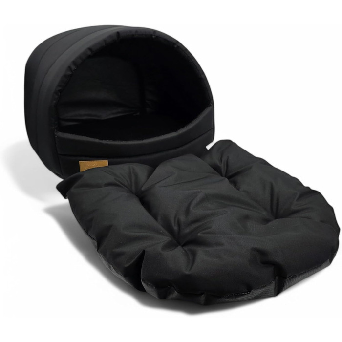 Будка для собак ODOLPLUSZ Hundehütte – комфортний дім для вашого улюбленця (Чорний, M)