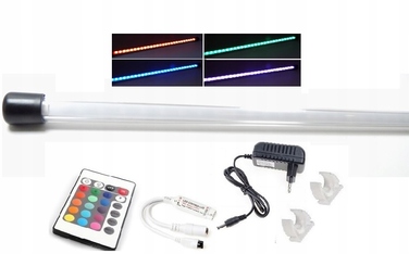Декоративне RGB-освітлення для акваріума, матове, 70 см