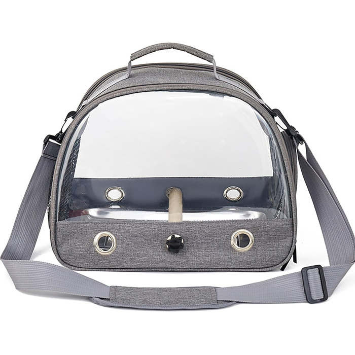 Сумка Vogel для транспортування папуг з прозорим вікном, рюкзак для маленьких домашніх тварин, складаний