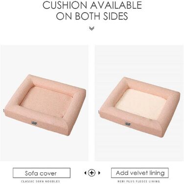 Ортопедичне розкішне ліжко для котів та собак Dear Darling DD-01 з Memory Foam, знімним чохлом та підтримкою природного вирівнювання тіла (XL, Антрацит)