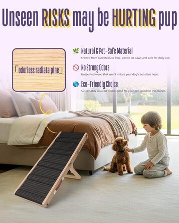 Рампа для собак Extra Lange 190 см – розкладна, для великих собак, до 90 кг (зовні), до 20 кг (всередині), для SUV, Kombi та автодому