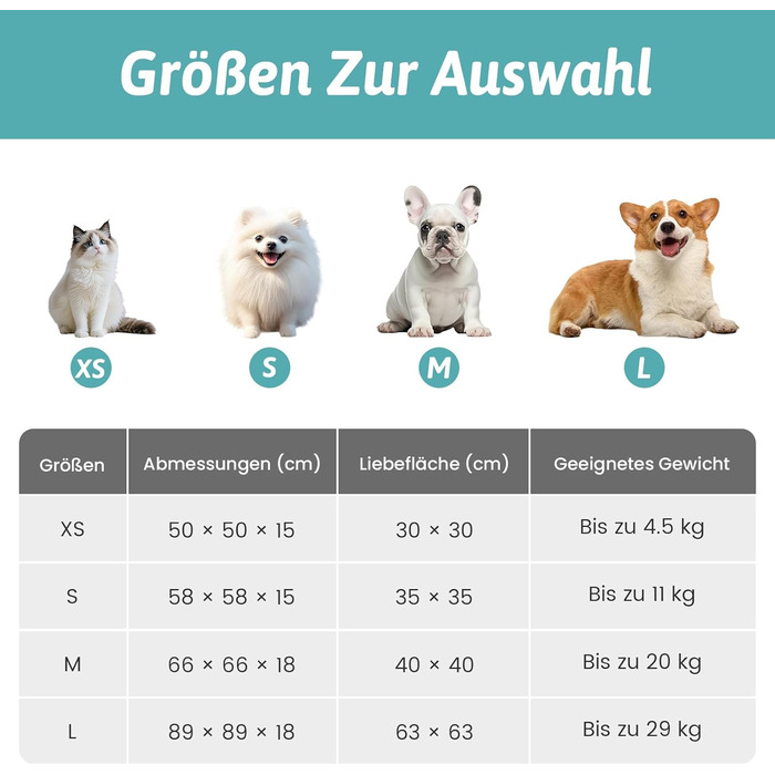 Кругле ліжко для собак COZY KISS з ковдрою, антистресове, для середніх та великих собак, м'яке, з штучним хутром та неслизьким дном (89x89x18 см, сірий)