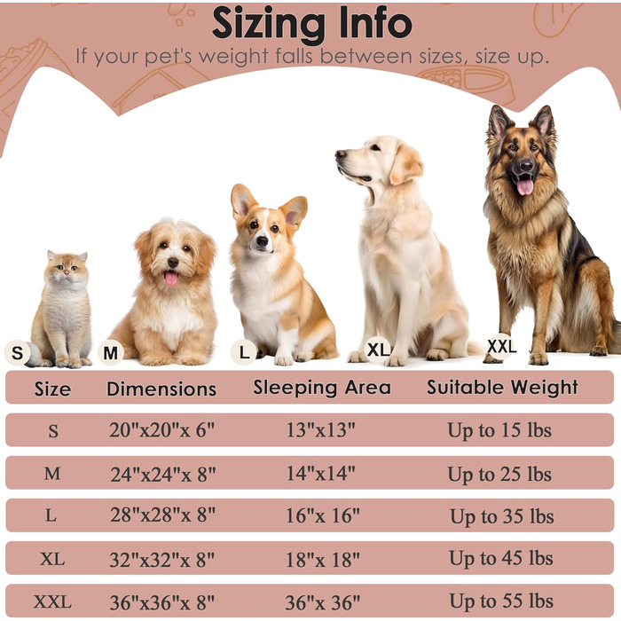 Кругле м'яке ліжко для собак та котів середнього розміру, 71.1 см, рожеве, для цуценят та кошенят, з ефектом 