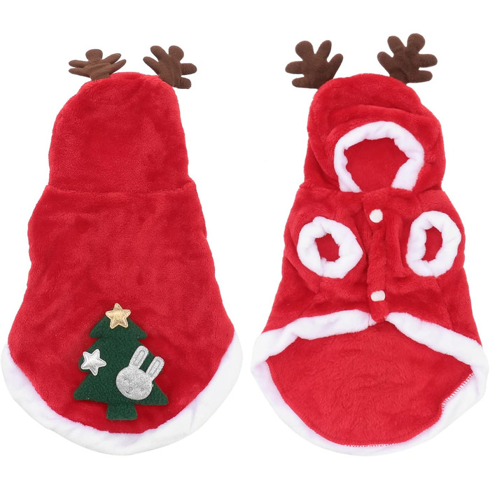 Костюм для собаки/кішки Holibanna на Новий Рік: теплий зимовий костюм (M)