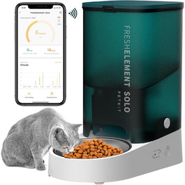 Автоматична годівниця для котів і собак Petkit Solo 3 л, зелена, смарт управління