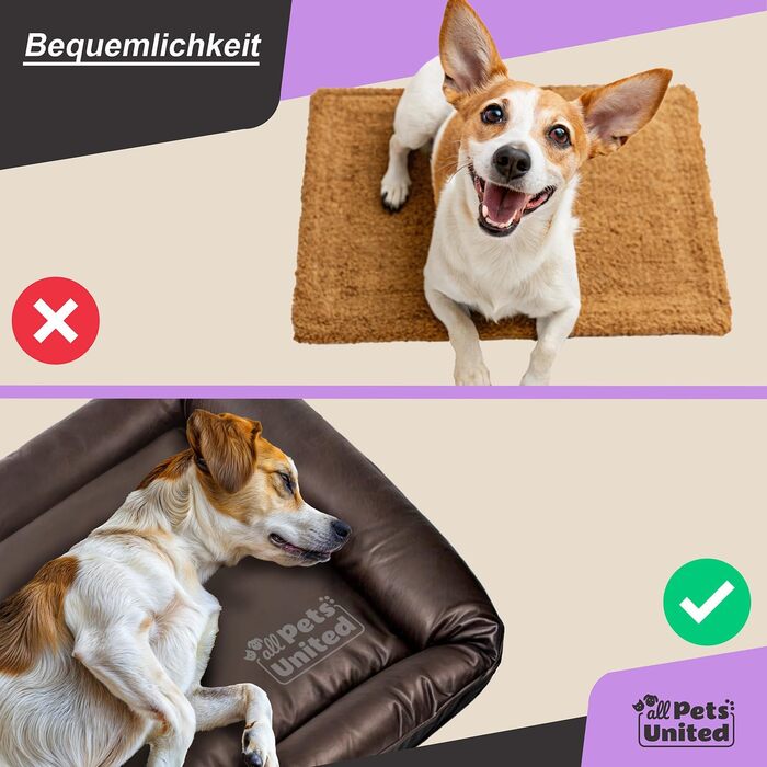 Килимок для собак, лежанка для собак Indoor & Outdoor; лежанка-кошик для собак та котів (S - 60x40 см)