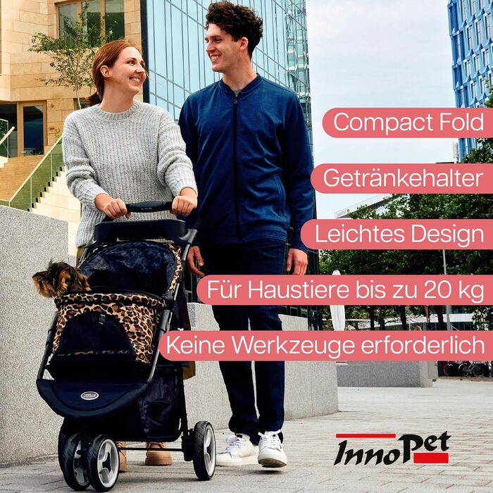 Вигулок Innopet Allure Cheetah - коричневий / чорний