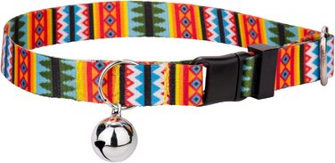 Літній нашийник для котів Country Brook Petz Featherweight з малюнком соснових дерев, легкий, регульований