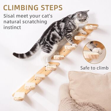 Сходи для котів DaizySight: 4-ступенева кріпиться до стіни, для лазіння, ігор та відпочинку