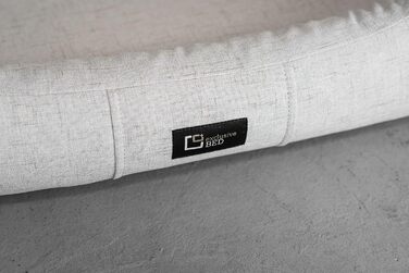 Ортопедичне ліжко для собак Bruno Grosse, середнього та малого розміру - подушка для собак, килимок для собак з тканини Aura - піна з пам'яті, м'яка, довговічна, стійка до зношування та розривів (L, кремовий) L, кремовий