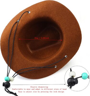 Костюм ковбоя для собак та котів Yewong, 2 шт. (капелюх + бандана)