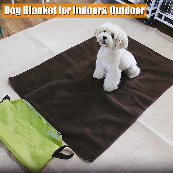 Водонепроникний килимок для тварин Bangminda 100x70 см з сумкою - ідеально для подорожей та кемпінгу (для собак, котів)