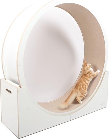 Котяче бігове колесо Elmato Simba, 120 см, бежеве, для активних котів