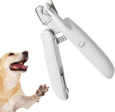 Триммер для обрізання кігтів собак та котів з LED-підсвічуванням | Бездротовий, для дому, подорожей, професійний