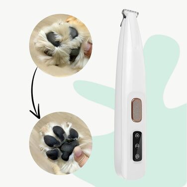 Триммер для собак: безпечне підстригання подушечок лап, 2 шт.