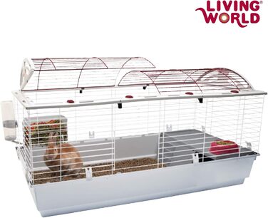 Клітка для гризунів Living World Deluxe XL, простора, для кроликів і морських свинок