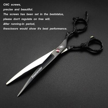 Набір професійних ножиць для грумінгу тварин Drachengriff: ножиці для собак та котів, витончені ножиці, розріджувачі, гребінець