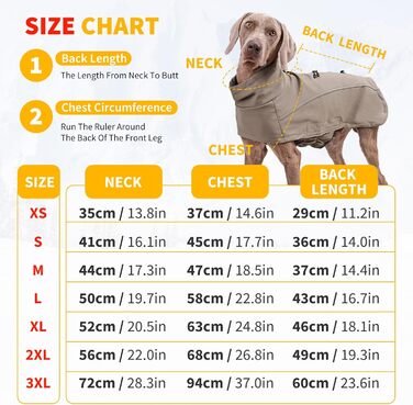 Водонепроникний теплий зимовий одяг для собак PETCUTE: куртка-жилет з отвором для шлейки, XXL, коричнева