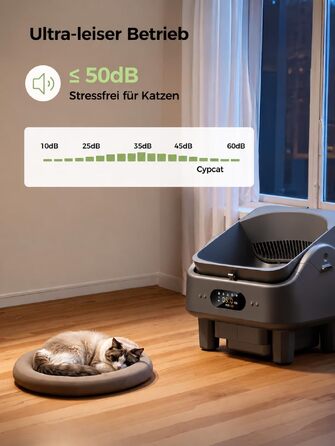 Автоматичний самоочисний лоток для котів з керуванням через додаток, Smart LED-дисплеєм 6