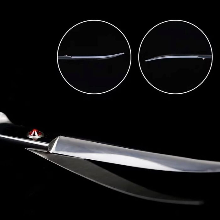 Набір ножиць для грумінгу собак та котів: прямі, зігнуті, з нержавіючої сталі