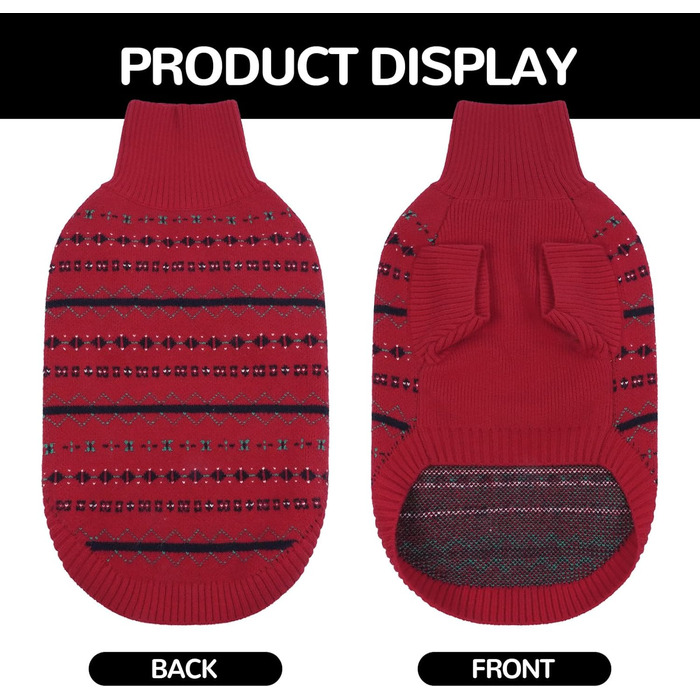 Теплий пуховик для собак великих порід від Atag, м'який зимовий пуховик для собак, дихаючий, з трикотажним коміром, одяг для собак для хлопчиків та дівчаток, морський колір, розмір X-Small, червоний