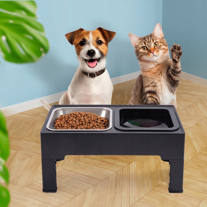 Набір із трьох металевих мисок для годування Jumi