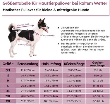 Світер для собак Queenore: теплий, стильний, з в'язаним візерунком для дрібних порід (такса, французький бульдог, чихуахуа, коргі, коти). Розмір S, колір слива.
