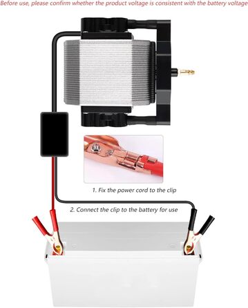 Портативний повітряний насос для акваріума, тиха енергоефективна 12V аераційна помпа для риб, міні-акваріумний компресор, аксесуари для акваріума