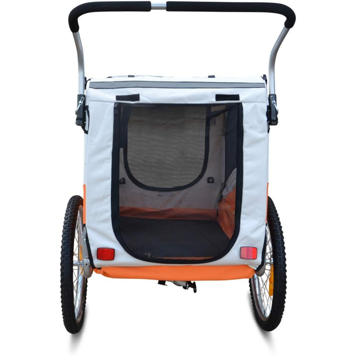 Причіп для собак Papilioshop Argo - великий, зелений (S-M-L)