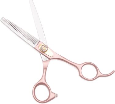 Набір професійних ножиць для собак 2 в 1: прямі та розріджуючі ножиці з ергономічними ручками (7.0 та 5.5 дюймів)