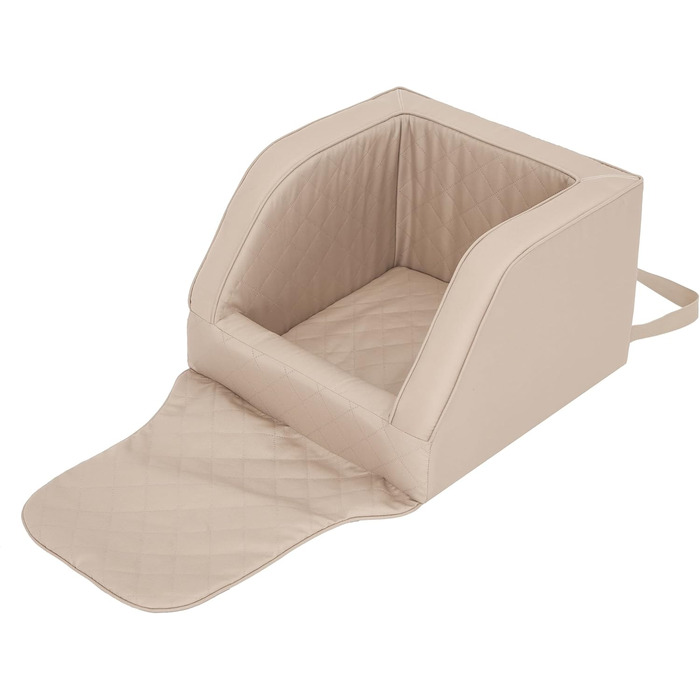 Транспортна переноска для собак та котів, лежанка, підстилка для собак, бежевого кольору, 46x46x31 см