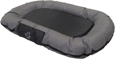 Подушка декоративна Nobby RENO Classic, чорна, 69x50x9 см