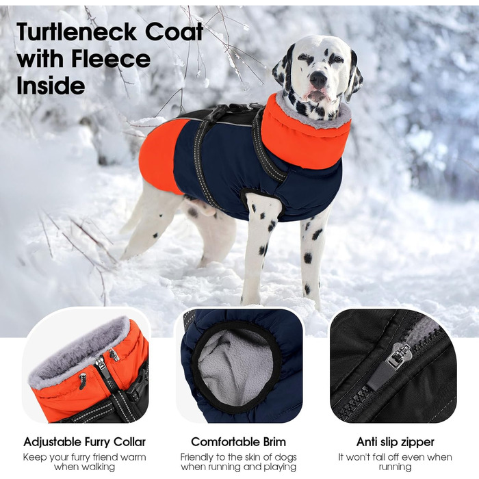 Теплий зимовий одяг для собак SUNFURA: водонепроникна куртка з інтегрованим шлейкою, фліс, для маленьких собак, цуценят, чихуахуа, мальтізер, блакитний, XS