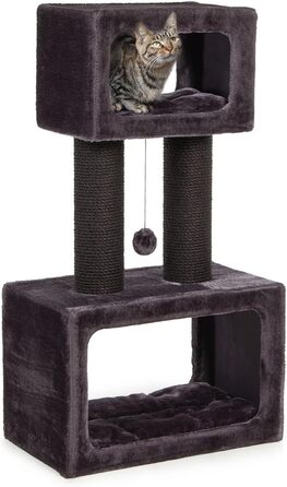 Дряпка-кігтеточка CanadianCat Columbia для котів, 60x36x110 см, антрацит