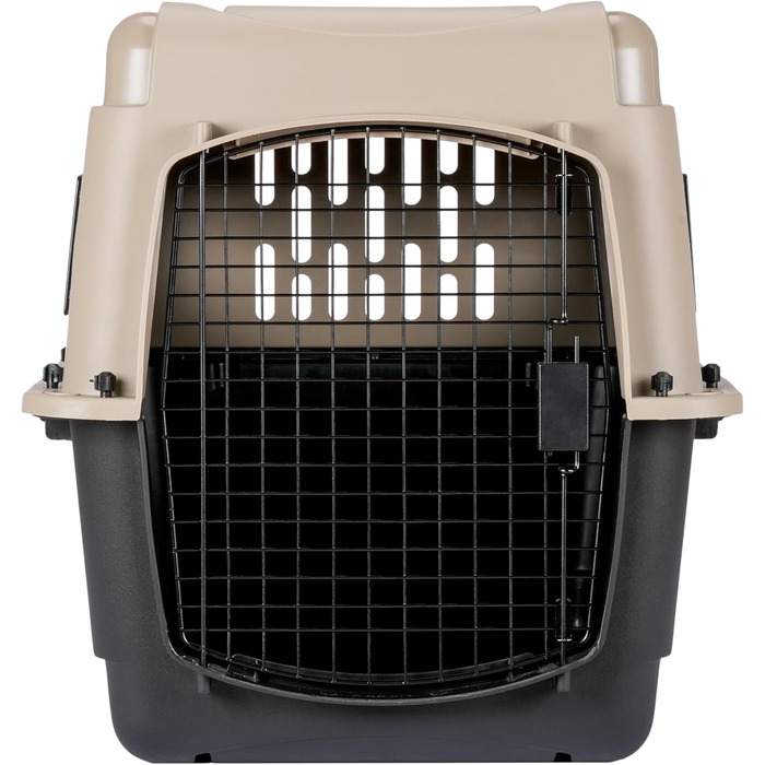 Переноска для собак Trixie Vari Kennel V 81 см, чорна/бежева