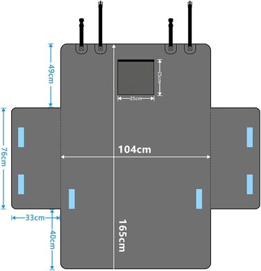 Захисна килимок у багажник для VW ID.3 ID3 (2021-2025) - Premium захист для собак